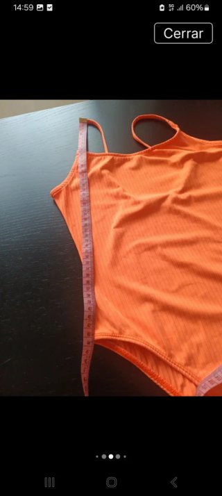 Body ",Pull&Bear "naranja canalé