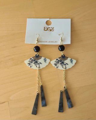 Pendientes de abanico