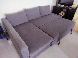 Sofá cama Ikea Friheten gris