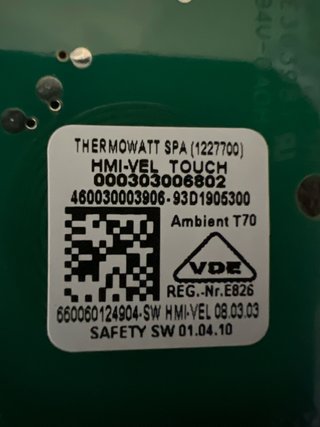 Placa Calentador Ariston HMI-VEL