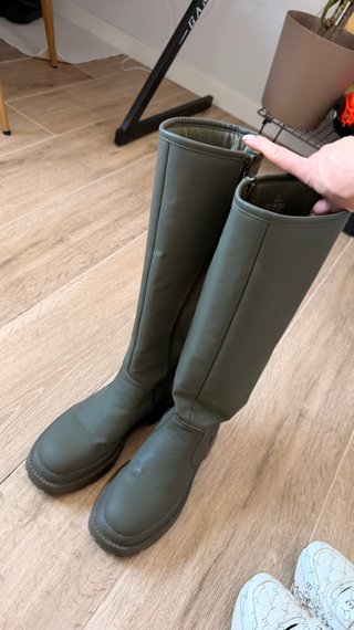Botas impermeables M House Talla 38 Verde Oliva
