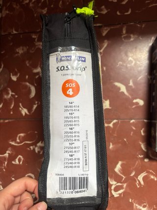 Michelin S.O.S Grip – Fundas textiles para nieve (