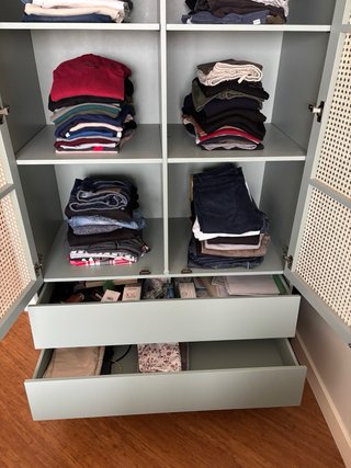 Armario Rattan y Madera Maisons du Monde
