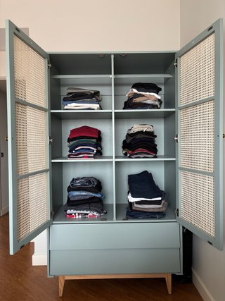 Armario Rattan y Madera Maisons du Monde