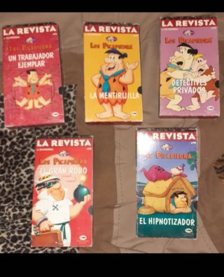 5 VHS Los Picapiedra (1995)