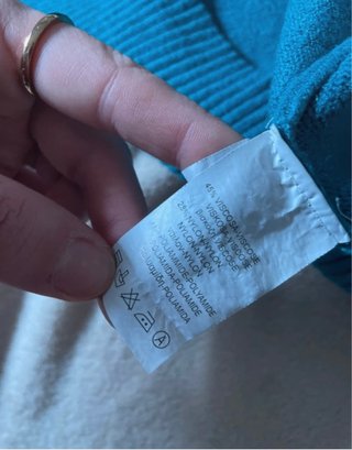 Maglione Donna Taglia Unica verde azzurro Cropped