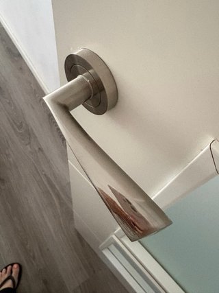Puerta interior blanca con 4 cristales