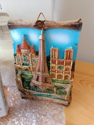 Souvenir París Pintado a Mano