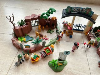 Playmobil Zoo con animales y figuras