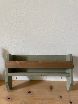 Mensola in legno da cucina