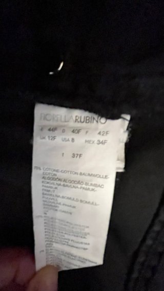 Gonna tubino jeans taglia L