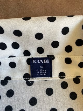 Camisa lunares Kiabi Talla M