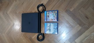 PS4 Slim 1TB Negra + 2 Juegos