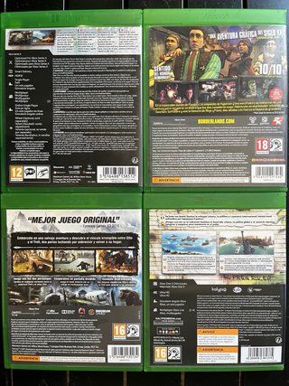 Juegos Xbox 8€/unidad