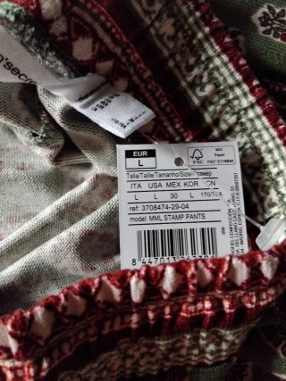 Pantalón pijama estampado talla L a estrenar