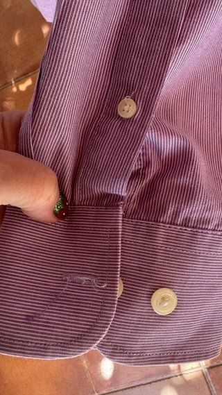 Camisa de vestir lila para hombre