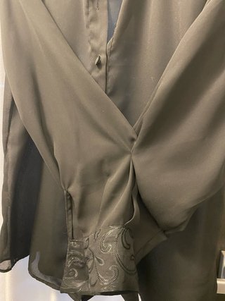 Camicia donna COEXIS nera vintage