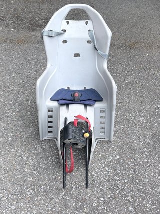 Silla Portaniños Bicicleta Gris