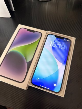 iPhone 14 Plus 128GB Lila - Batería al 84%