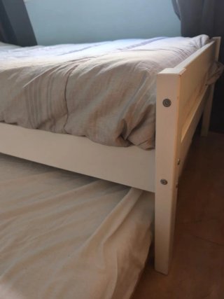 Cama Nido Madera Blanca