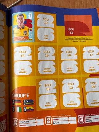 Album Mundial FIFA 2026 con cromos