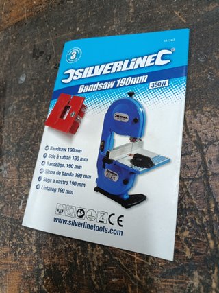 Sierra de cinta Silverline 350W