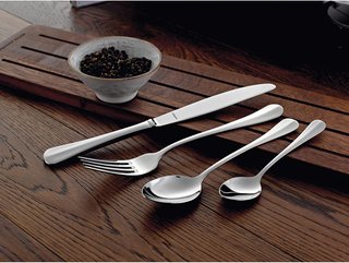 Set 12 cucchiai da caffè in acciaio Amefa