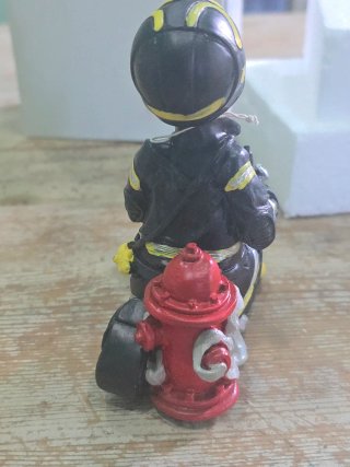 Figurina pompiere Les Alpes arti e mestieri