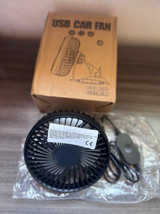 Mini ventilador USB coche/escritorio Yuanmange