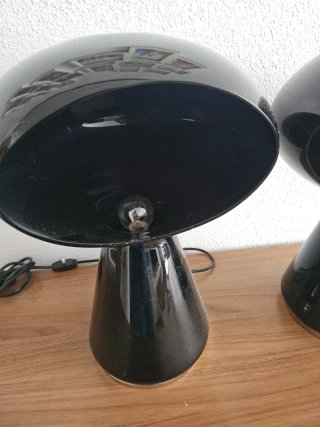 Lámpara de diseño negro
