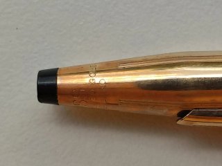 Bolígrafo Cross 14K Rolled Gold Estuche