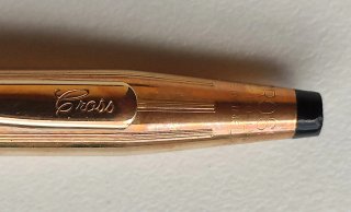 Bolígrafo Cross 14K Rolled Gold Estuche