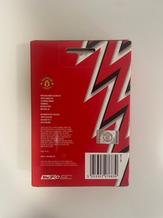 Collezione di lattine Manchester United Topps NON APERTE