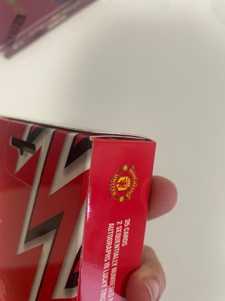 Collezione di lattine Manchester United Topps NON APERTE