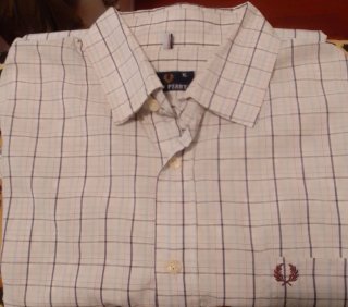 Camisa Fred Perry XL Manga Larga Algodón