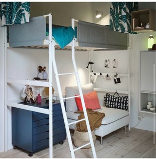 Cama alta Ikea Vitval