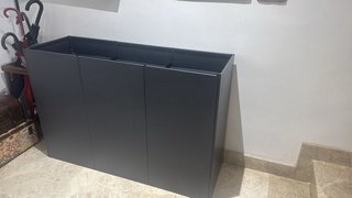 Jardinera Antracita Acero Laminado. SIN USAR