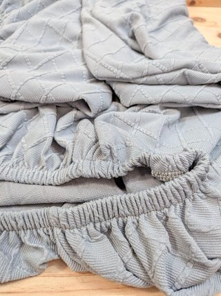 Fundas Sillas Elásticas Jacquard 4 Piezas-KL