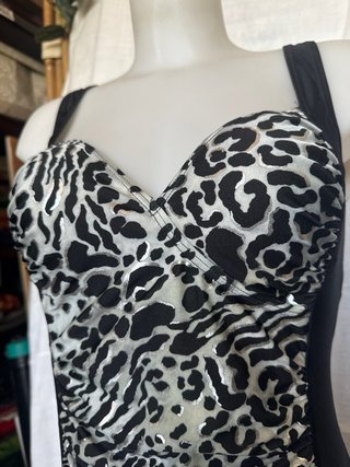 Costume intero stampa animalier