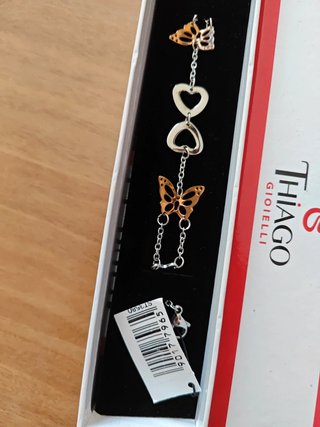 Bracciale Thiago Gioielli Farfalle Oro Rosa Argent