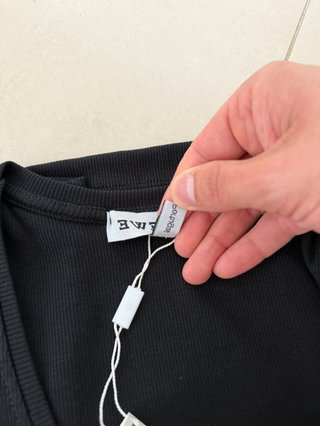 Top Loewe sem mangas preto Tamanho L