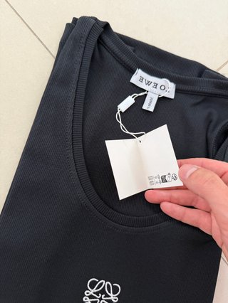 Top Loewe sem mangas preto Tamanho L