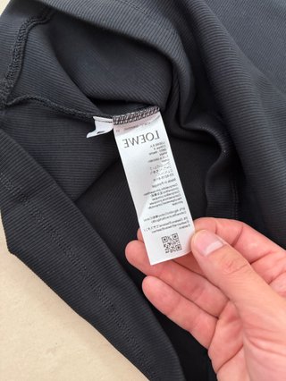 Top Loewe sem mangas preto Tamanho L