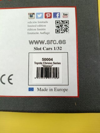 ENVÍO INCLUIDO Toyota SRC Fernando Alonso LE MANS