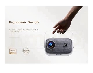 Proyector Jimveo 1080P Rotación 360°
