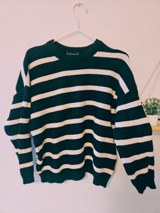 Jersey de rayas negro y blanco