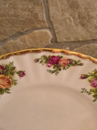 3 Piatti Old Country Roses Royal Albert