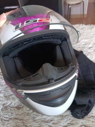 Casco Moto Talla Pequeña Mariposa