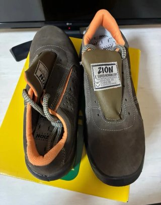 Zapatos de seguridad Zion Marrón Naranja