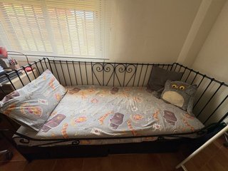 Diván Forja IKEA Negro